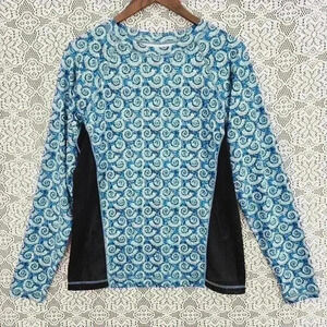 Premium Gear By Tormenter Fishing Pattern Long Sleeve Shirt Women's M